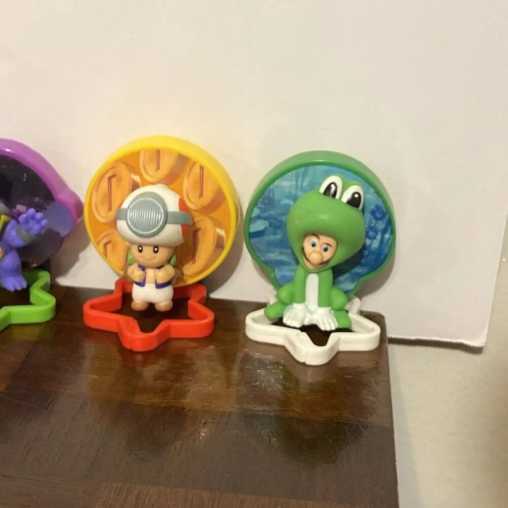 Lot Of 7 2026 McDONALD'S Super Mario Galaxy HAPPY MEAL TOYS